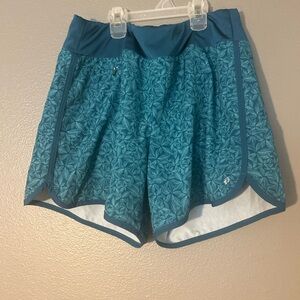 Hang Ten Women's Blue Floral UV Protection Swim Shorts Size L